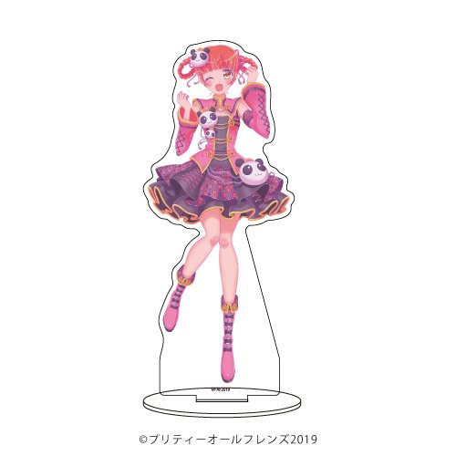 プリティーオールフレンズ　プリティーリズム　春音あいら　アクスタ　缶バッジ プリティーオールフレンズ - トレーディングアクリルスタンド