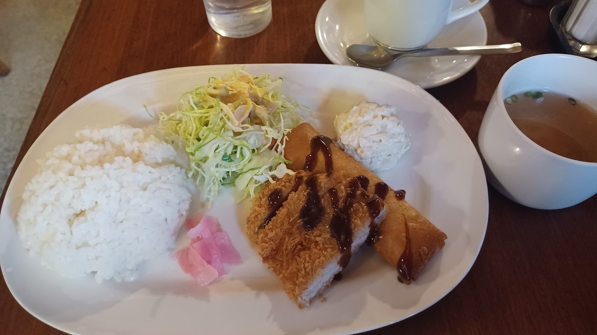 Bul1Bull's tweet photo. 昨日のランチ。
広島の本通。 https://t.co/1ZgRgWcJAx