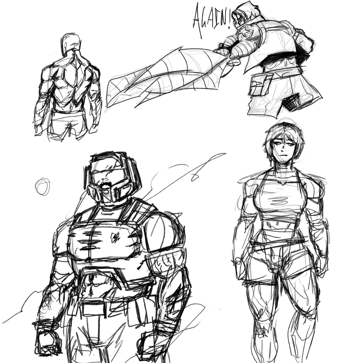 BackUpSR2's tweet photo. random 
#illustration #sketches #DigitalArtist #ArtistOnTwitter #doomguy #MarvelRivals https://t.co/KUYLb9mzj2