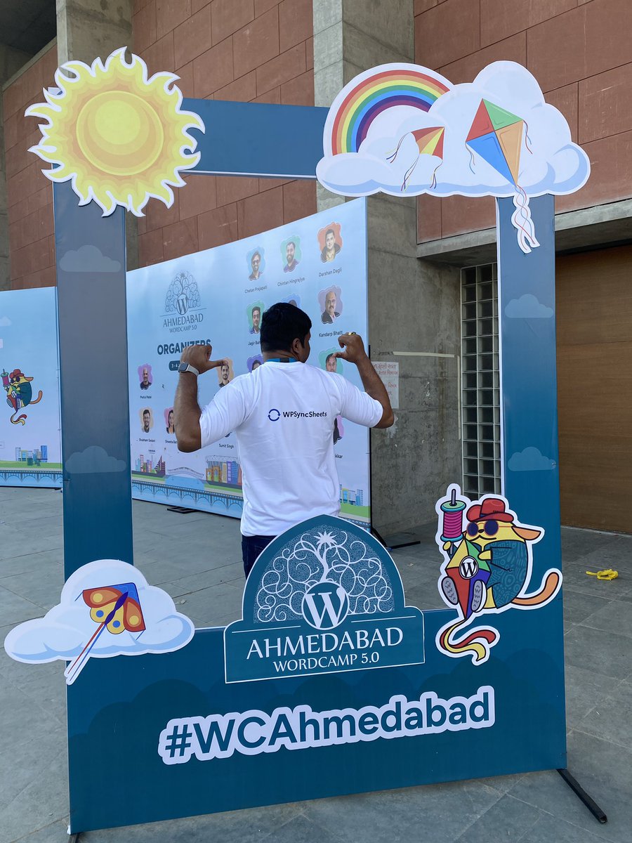 arpitgshah27's tweet image. Good Morning from WordCamp Ahmedabad :) #WCAhmedabad #WPSyncSheets #WordPress @WCAhmedabad @wpsyncsheets