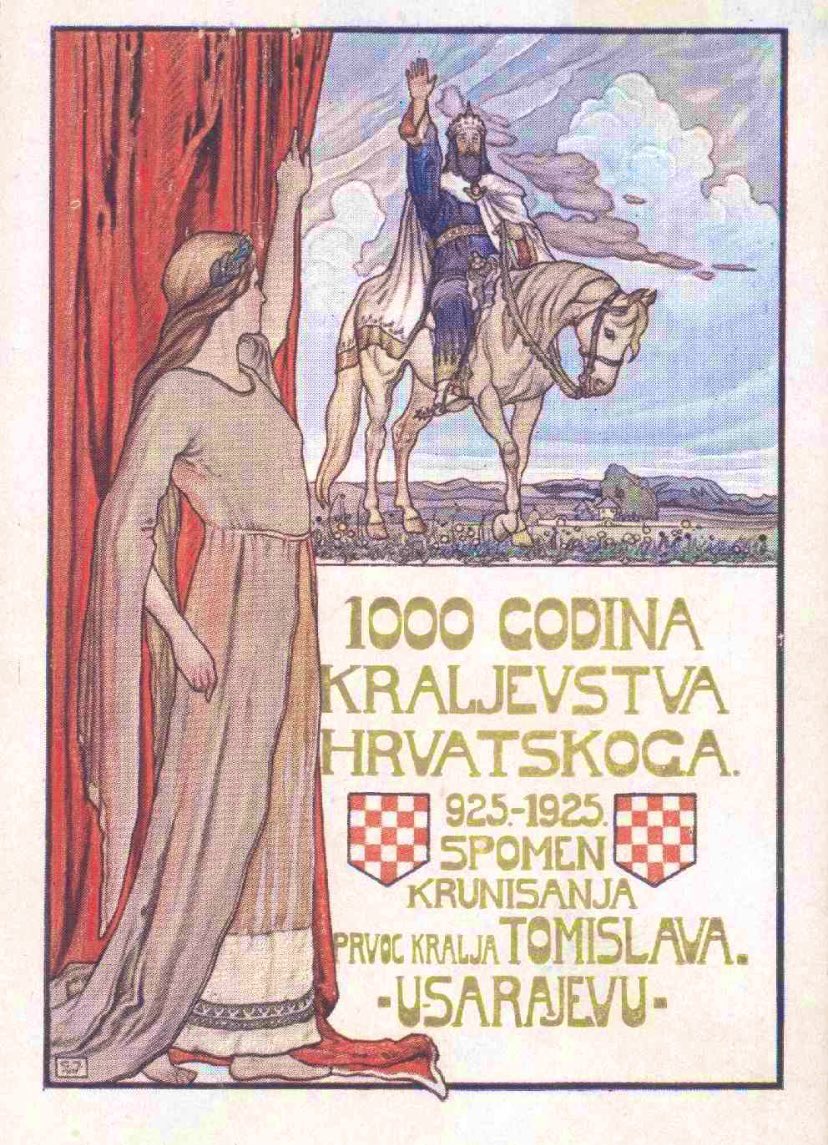 croatiaheritage's tweet image. Celebrating 1,000 years of the #coronation of #Croatia’s #King #Tomislav; in #Sarajevo #Bosnia #Hercegovina #HercegBosna. When that city was normal! 👑 🇭🇷 🫡 ❤️ 🙏👏 #history #culture #mihrvati #domovina #hrvata