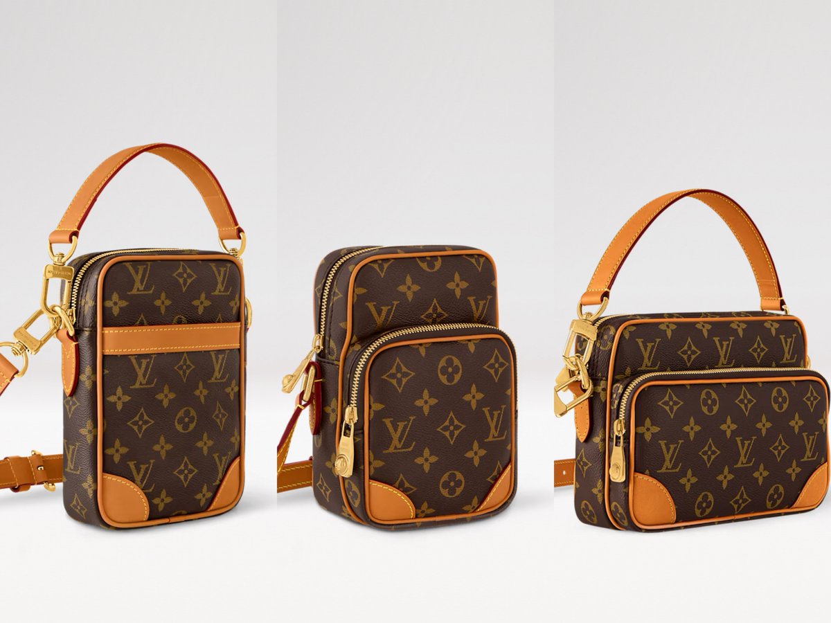 ヌメ革綺麗！ LOUIS VUITTON モノグラム アマゾン a917 LOUIS VUITTONのダヌーブ、アマゾン、ナイルがひっそりとファレル