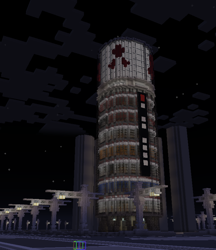 coe_des's tweet image. San-ai Dream Center
(Nightview in Minecraft & Nightview in 1970)
#minecraft建築コミュ ,#Minecraftbuilds ,#minecraft, #マイクラ ,#マイクラ建築