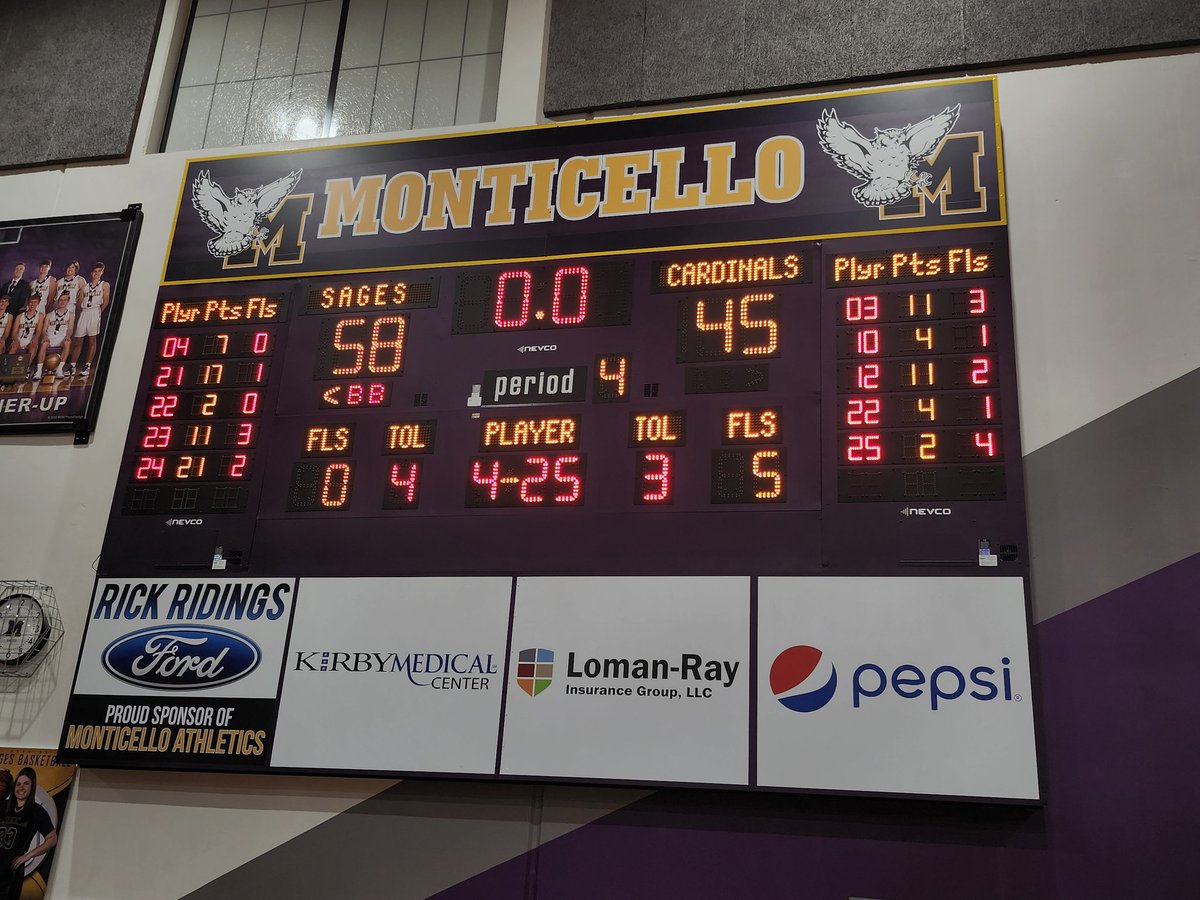 UPSET IN SAGE CITY!!!

<a href="/SagesHoops/">Sages Hoops</a> UPSETS Top 10 <a href="/WL_HighSchool/">Warrensburg-Latham High School</a> 58-45!! #GoSages