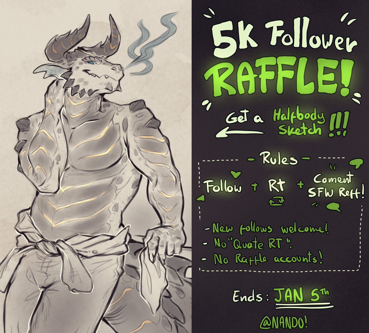 R0ffle to thank y'all for the support! 💚✨
Every 150 rt's I'll add a winner~ 😏
Good luck!