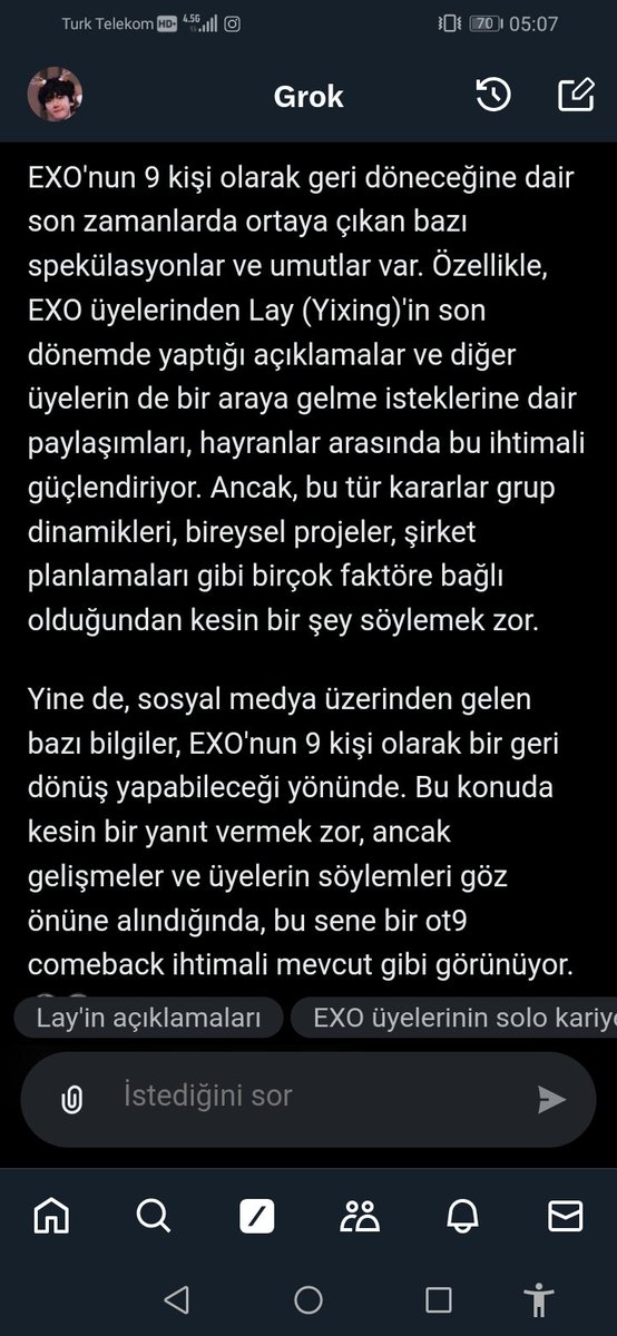 Yapay zekaya sordum o da onayladı djcjcjdjd