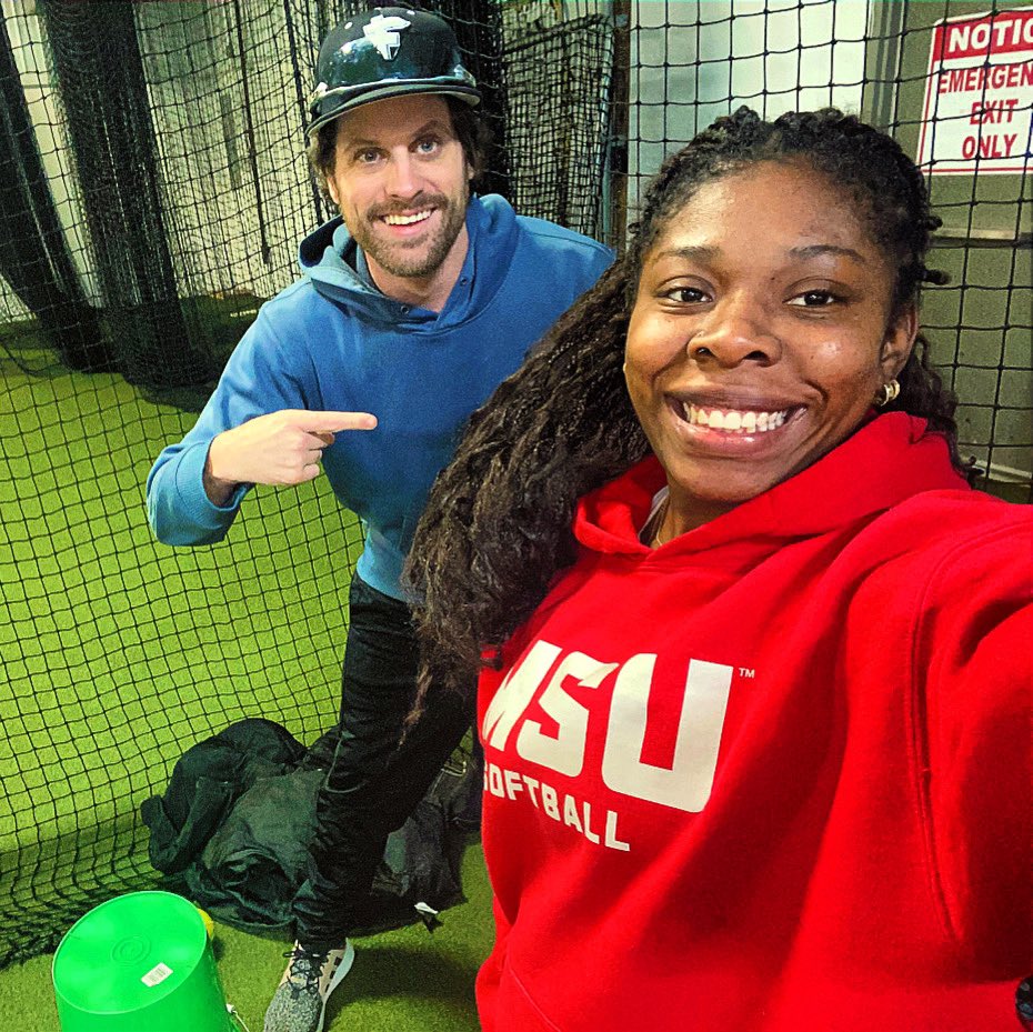 Matthew Schmuck (@coachschmuck) on Twitter photo Got a SOLID hitting workout in today with <a href="/MchsLadyknights/">MCHS Lady Knights Softball</a> Alumna Keira Atkinson before she heads back next week to <a href="/montclairstateu/">Montclair State University</a> for her freshman season! <a href="/msuredhawks/">Montclair State Athletics</a>
Love when former players continue to shine. Canāt wait to see what she accomplishes during her next 4 years! Got a SOLID hitting workout in today with <a href="/MchsLadyknights/">MCHS Lady Knights Softball</a> Alumna Keira Atkinson before she heads back next week to <a href="/montclairstateu/">Montclair State University</a> for her freshman season! <a href="/msuredhawks/">Montclair State Athletics</a>
Love when former players continue to shine. Canāt wait to see what she accomplishes during her next 4 years!