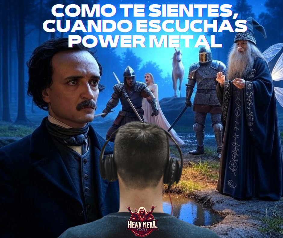 🚗➡️🏰 Cuando vas al trabajo escuchando Power Metal y sientes que estás cabalgando hacia una épica batalla en un reino de fantasía, en lugar de rumbo a la oficina. 💼⚔️

El tráfico se convierte en un bosque encantado lleno de desafíos, cada semáforo en rojo es un dragón por