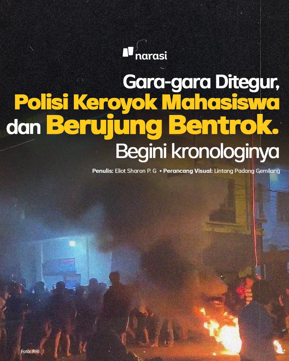 NarasiNewsroom's tweet photo. Duh duh, orang diingetin malah manggil temennya buat ngeroyokin😰

| Narasi Daily https://t.co/6HQ9WWiRKh