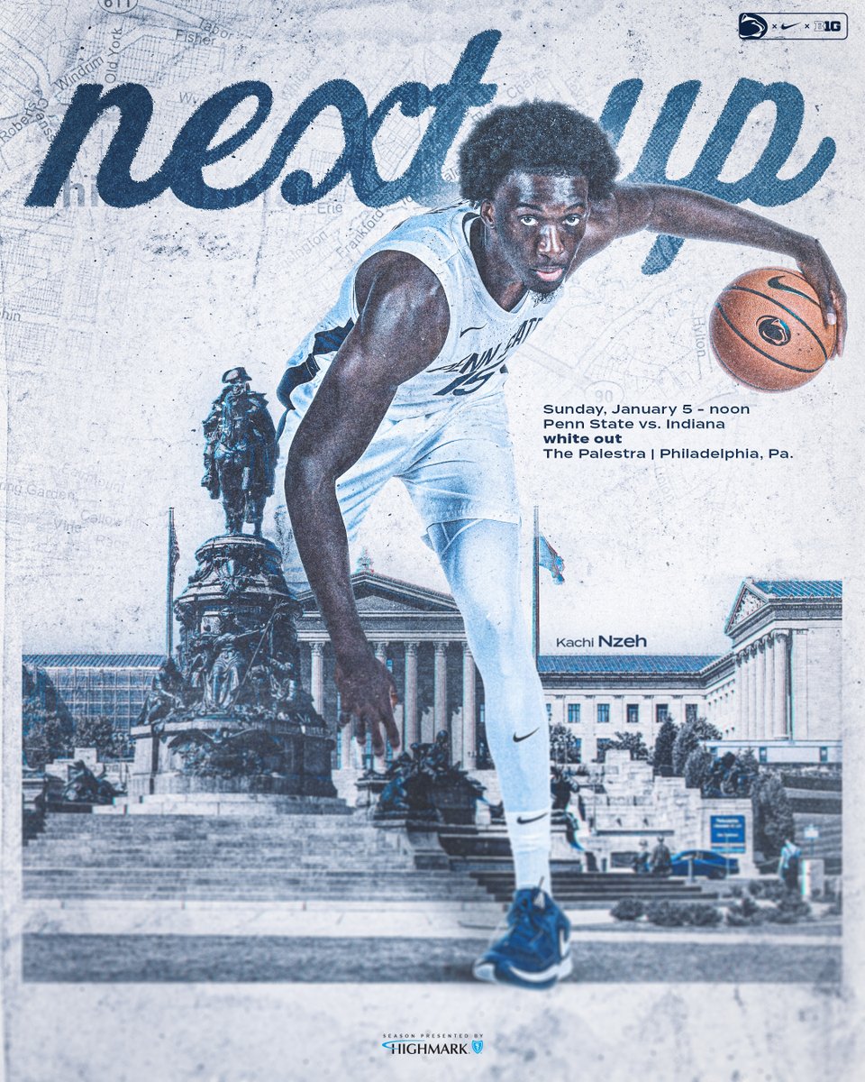 Big Ten battle. White Out. The historic Palestra.

Doesn't get better than this ⚪️🦁

#WeAre | gopsu.us/PalestraGamePr…