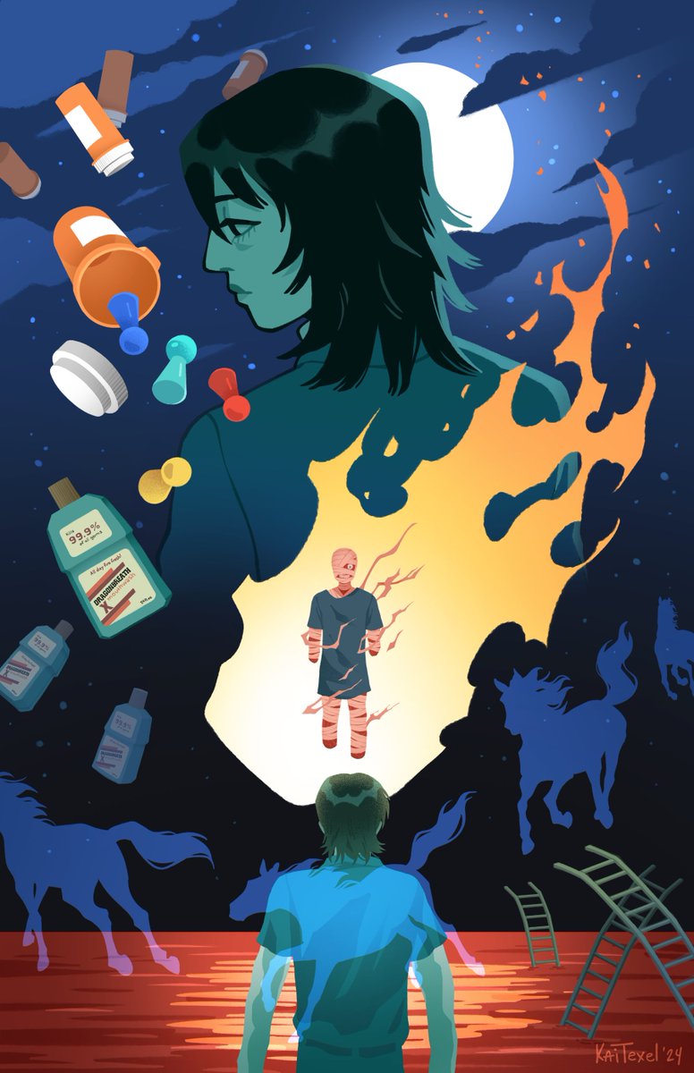 First finished piece of 2025!
Mouthwashing is such a special game to me 💊🐎🔥