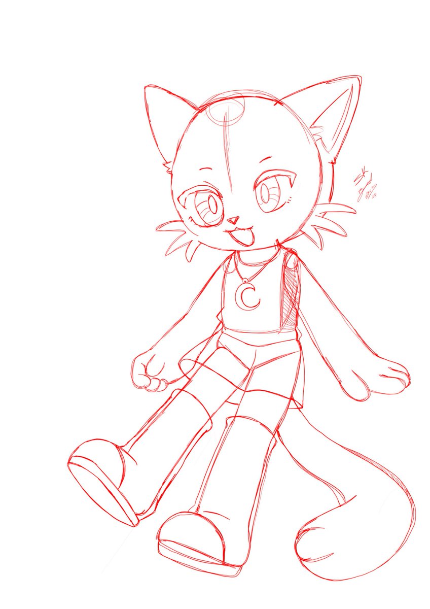 Eus_Zeol's tweet photo. And now ? How do paint? #catcut #commissionopen https://t.co/12vDEIQ33K