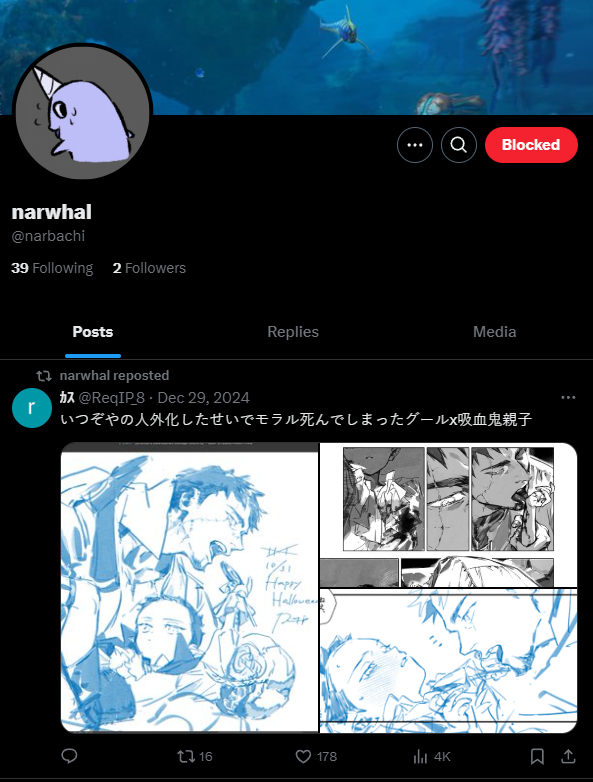 Kugarabach83350's tweet photo. Laxuyo runs a, notably very questionable proshipper account on Twitter by the name of Narwhal, or @/narbachi. this is the kind of content the account retweets. https://t.co/qcrNrBMe2y