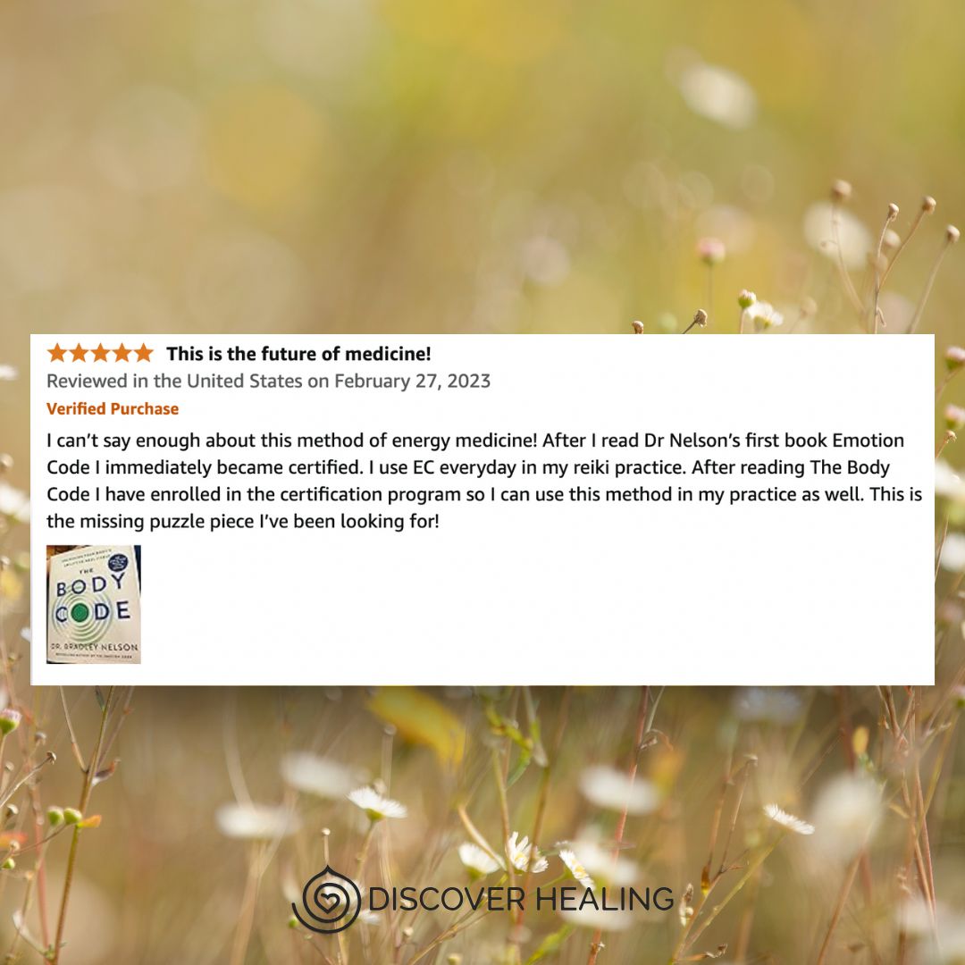 DiscHealing's tweet image. ⭐⭐⭐⭐⭐ &quot;The future of healing is here!&quot; Check out this amazing review of The Body Code. #TheBodyCode #EnergyHealing #Wellness