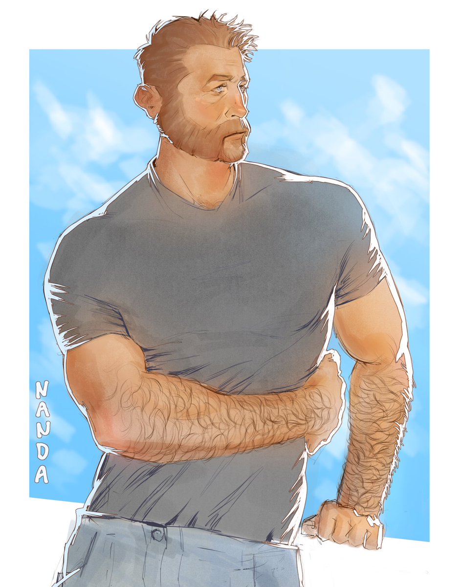 loafynanda's tweet photo. first art of the year and of course it’s Price :33 https://t.co/URlIuRVpjZ
