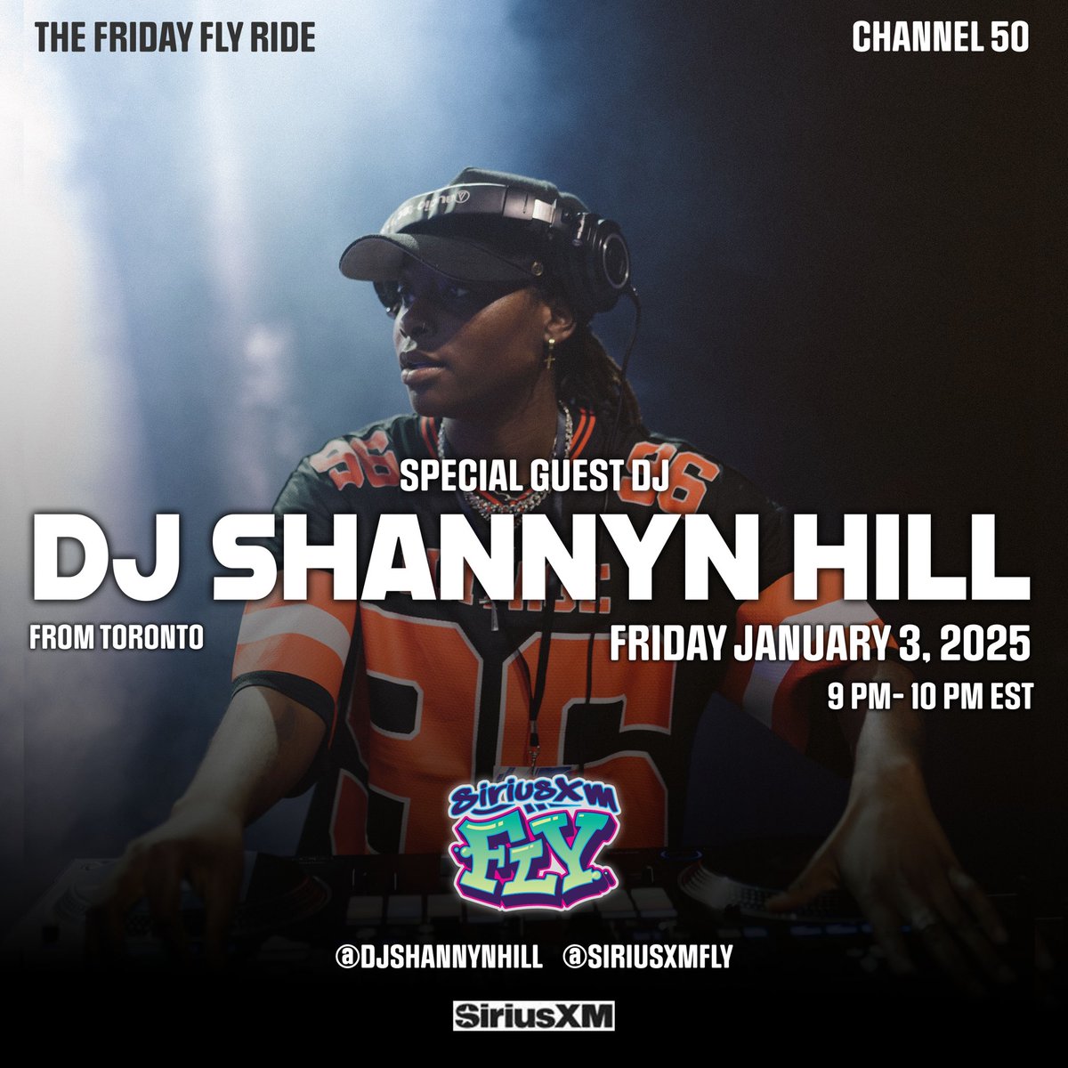 Everyone Locked in #FridayFLYRide with <a href="/djshannynhill/">🌻</a> &amp; <a href="/thehappyhourwHB/">Heather B</a> Mixing Live on <a href="/siriusxmfly/">@SiriusXMFLY</a> Ch 50