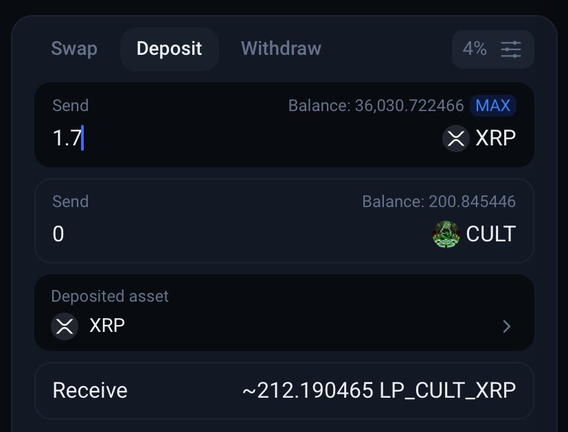 AbelGideon11's tweet photo. The #CULT gives #OBEY gives #CULTLP all #XRP daily

Bars🙃 https://t.co/EwnSwTRbXM