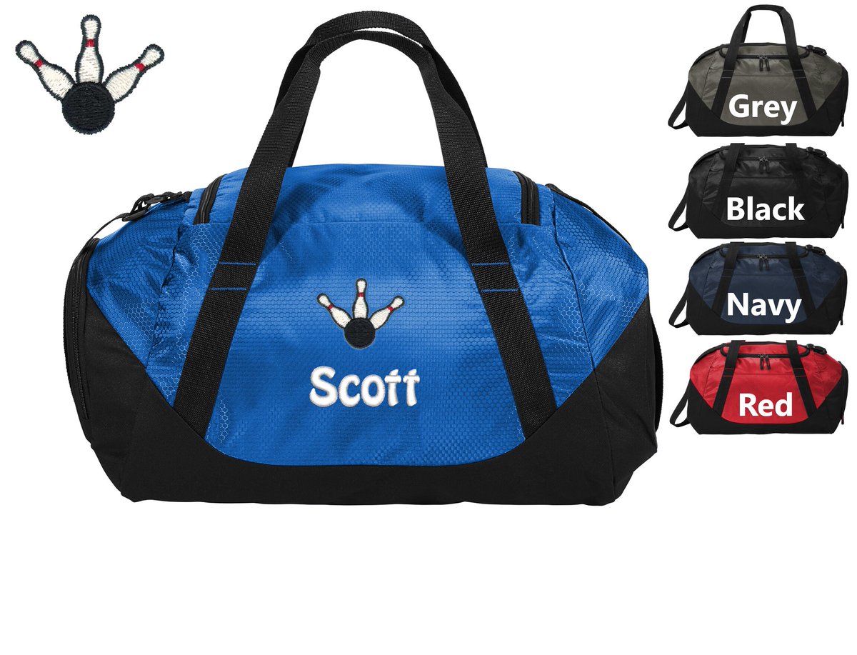 MyKidsApron's tweet image. Personalized Sports Bowling Team Duffel Bag, Gym Bag, Weekend Bag, Groomsmen Gift, School PE, Husband Gift, Embroidered with Name etsy.com/listing/776437…
 #personalized #MonogrammedBag