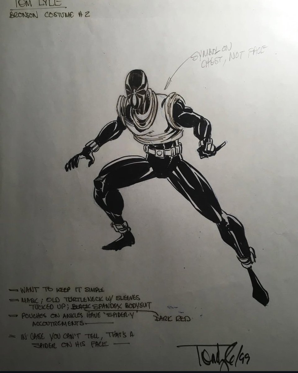 bachirimiro's tweet photo. Instagram user @/docspidey66 has revealed that he is the owner of Tom Lyle's 6 unused Ben Reilly design. Such an incredible piece of Clone Saga history, complete with Tom's margin notes. 

I reached out to him and hope to have scans to share with you all soon! 

#CloneSaga30 https://t.co/4RbpMX7Nns