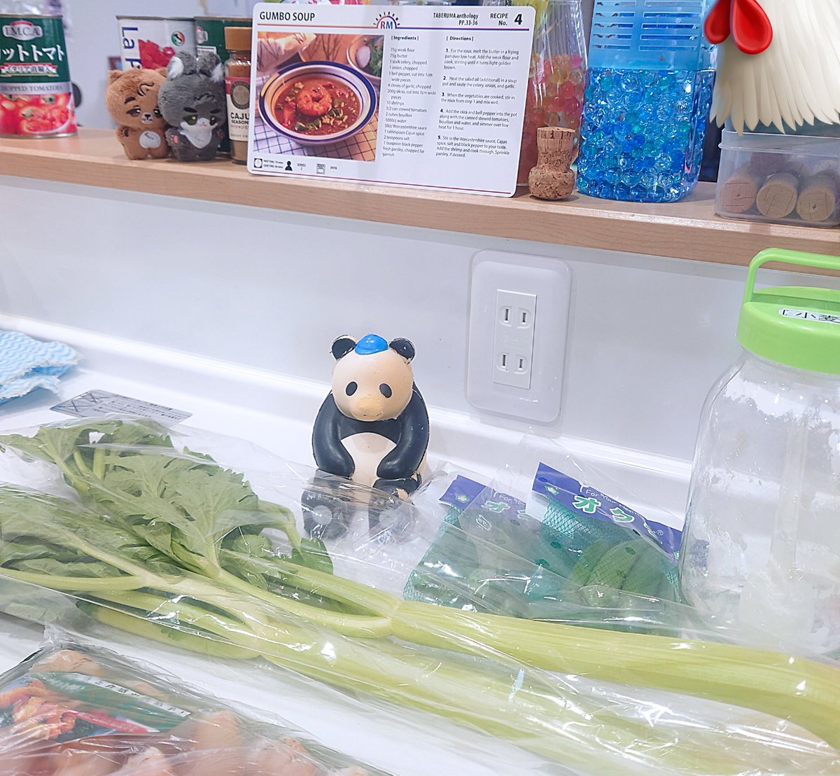 #食べルマ
ガンボ作ります(己を追い込んでいくスタイル)