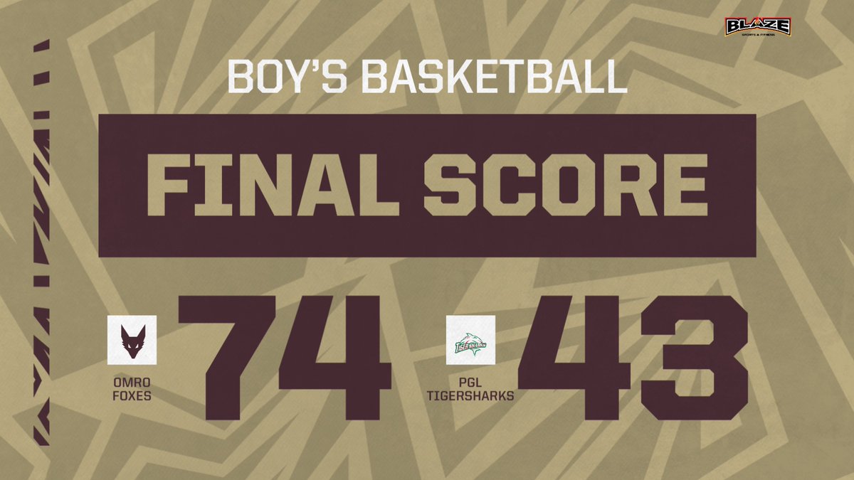 Boys Basketball rings in the New Year with a win! #FoxPride