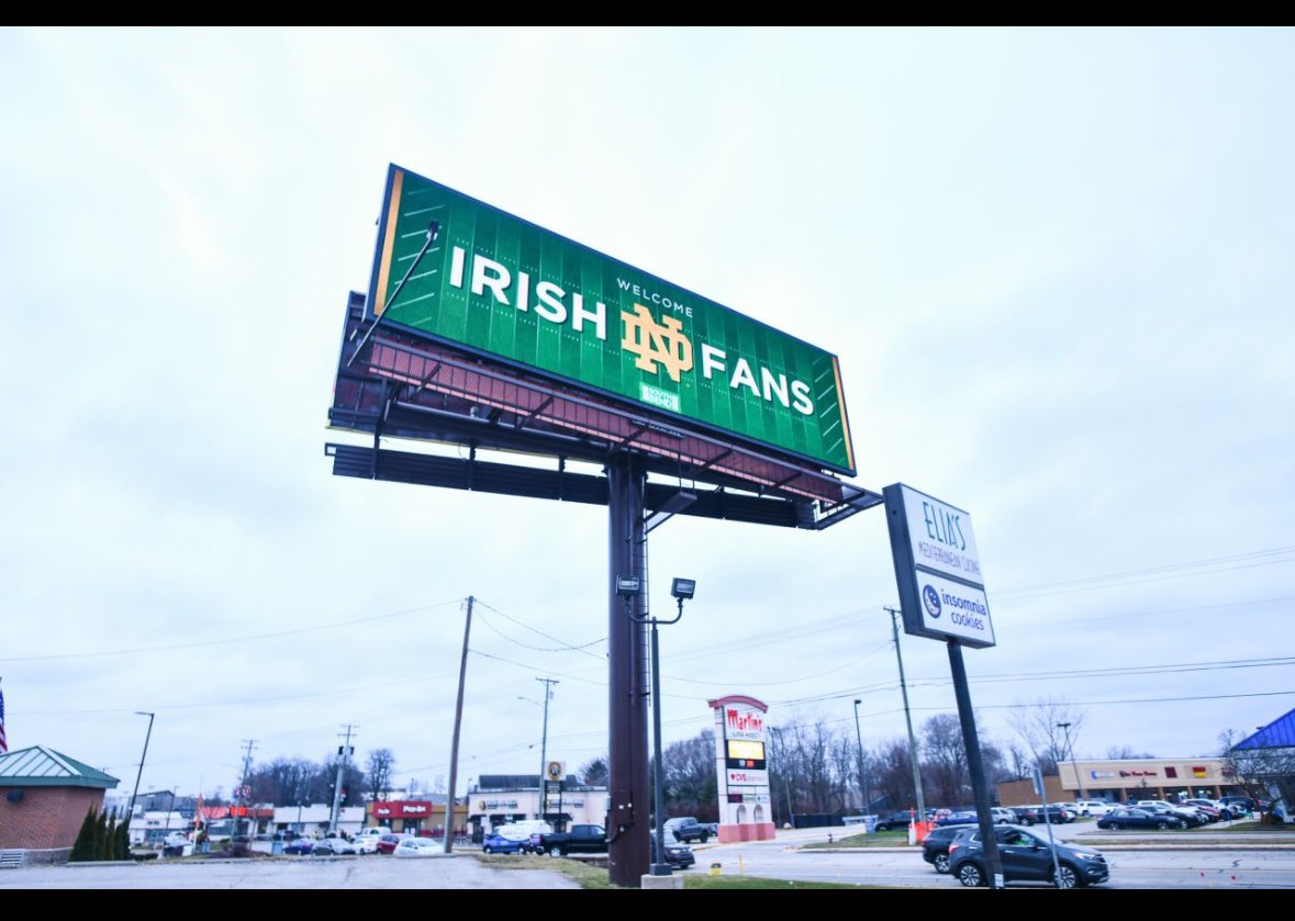 South Bend 574 reppin’ Notre Dame 🙌🏻☘️💪🏻🔥💚 Let’s Go Irish!!!☘️🔥☘️