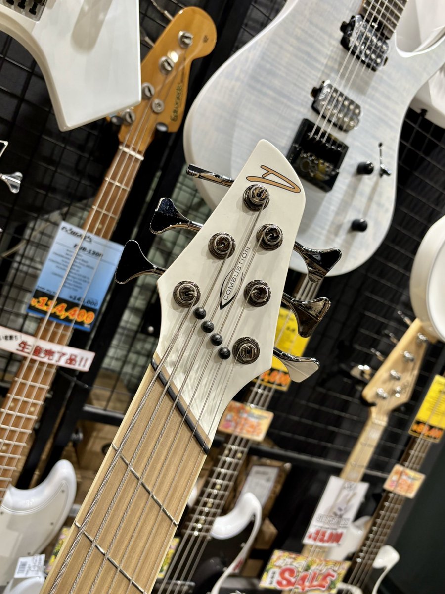 DINGWALL 5弦エレキベース ホワイト DINGWALL 5弦エレキベース