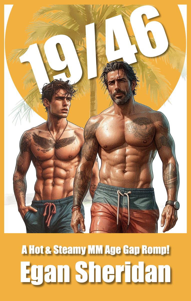 FREE BOOK Launch Promotion! 19/46, a Hot &amp; Steamy MM Age Gap Romp! is currently free on Amazon for the next 5 days only! Please share with your followers and grab your copy here:
amazon.com/19-46-Hot-Stea…

#Free #LaunchPromotion #MMRomance #BDSM #LGBTQ #BookReview