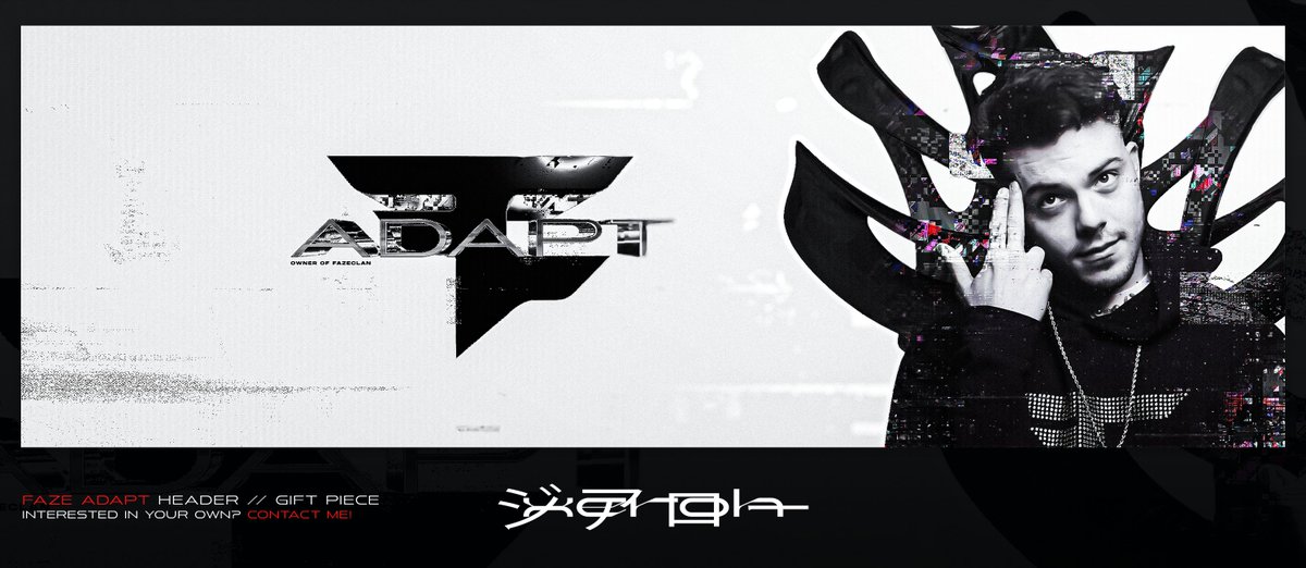 Tried playing around with the new and improved FaZe logo with a header for <a href="/FaZeAdapt/">Adapt</a> 

Pretty interesting take on a classic in this community
HD: postimg.cc/mPy4ySZF