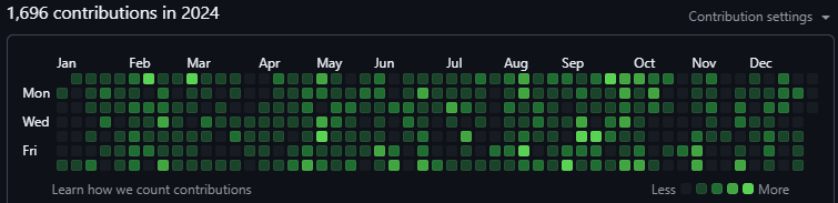 MrxCoding's tweet image. And this is how 2024 was. I'm ok with it