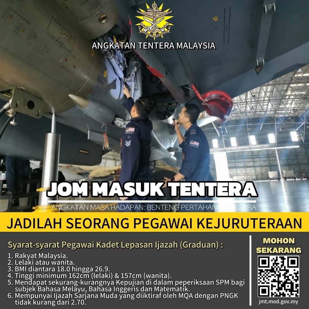 Ayuh anak muda. Join the armed forces 💪🏻