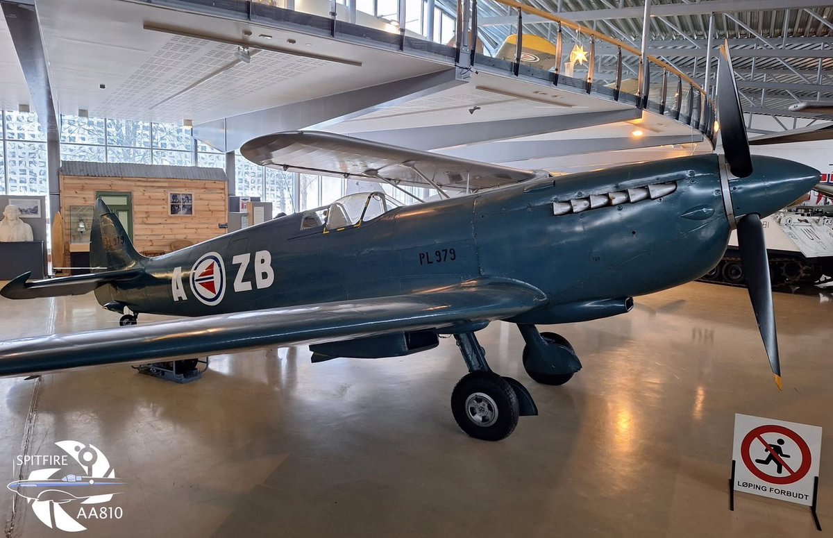 Spitfire Saturday with PR.XI PL979 on display at the Norwegian Armed Forces Aircraft Collection in Gardermoen, Norway. Phil from our team recently visited &amp; was able to have a good look at this very rare Spitfire, one of just 4 PR.XIs on display in the world.