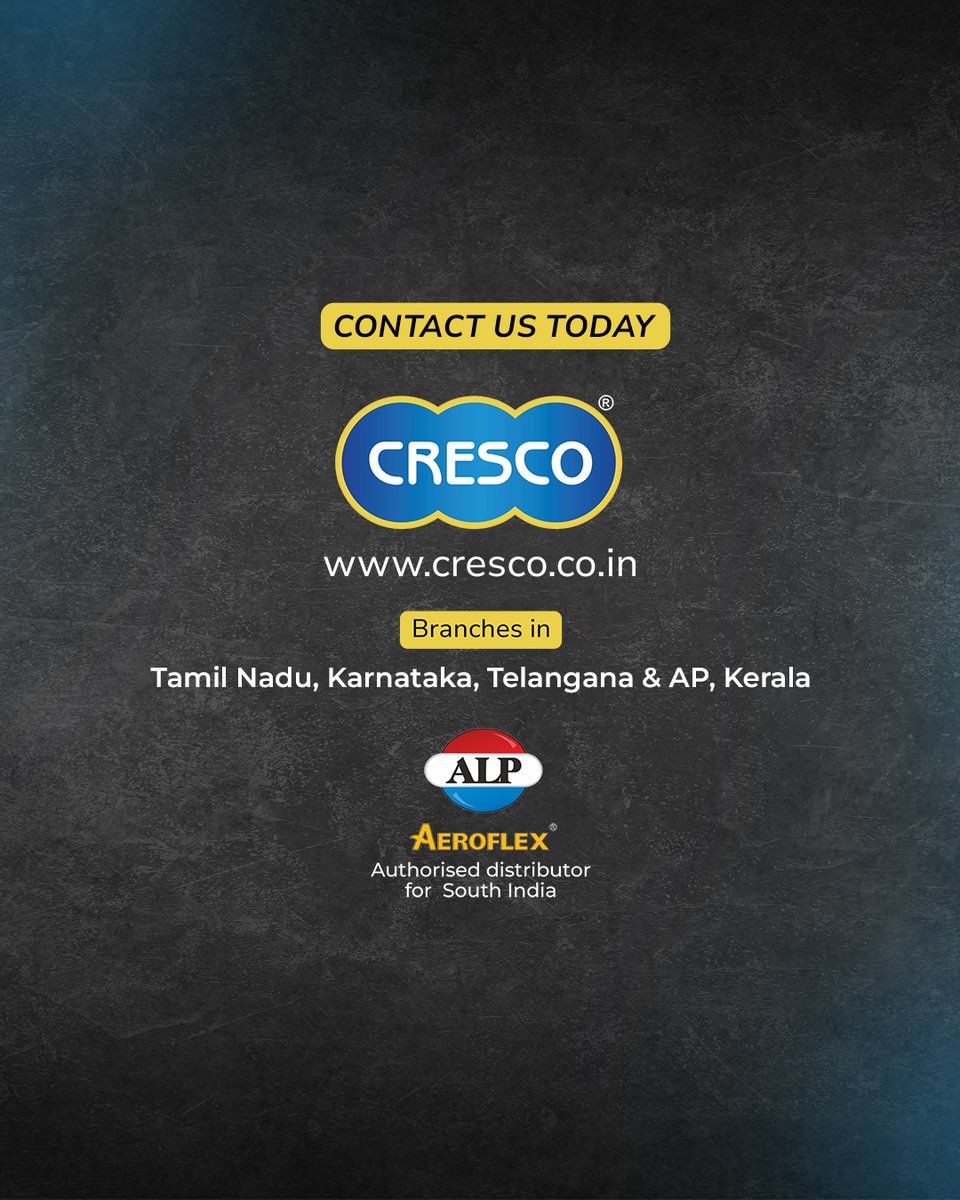Cresco_india's tweet image. With Aflex Eco, energy loss is net zero! 
✅High thermal resistance 
✅Low maintenance 
✅Cost-effective insulation. 
Start saving today! 
📞 +044-48660029 
🌐 cresco.co.in 
#Cresco #HVAC #EnergyLoss #Insulation #CostEffective #AflexEco #ThermalResistance