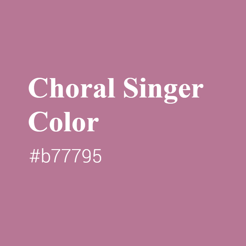 crispedge's tweet photo. Choral Singer color #b77795 A Warm Color with Red hue!
Tag your work with #crispedge
https://t.co/p1ipT9NINC
#WarmColor #WarmRedColor #Red #Redcolor #ChoralSinger #Choral #Singer #color #colorful #colorlove #colorname #colorinspiration https://t.co/zLk9tHZeMq