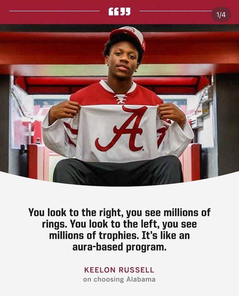 aterry65's tweet photo. Keelon Russell on why he chose @AlabamaFTBL https://t.co/EQWkIrziRj