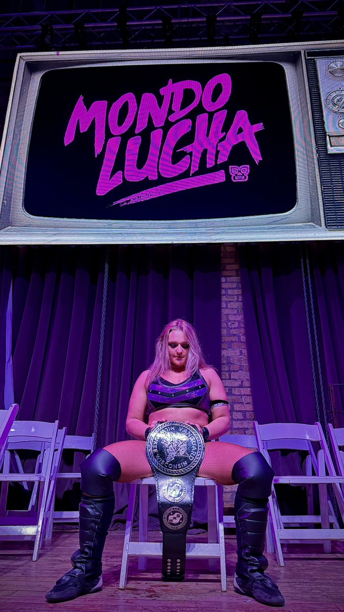 Congratulations to NEW <a href="/MONDOLUCHA/">MONDO LUCHA!</a> VANGUARD CHAMPION <a href="/REALSierra_/">Sierra</a>