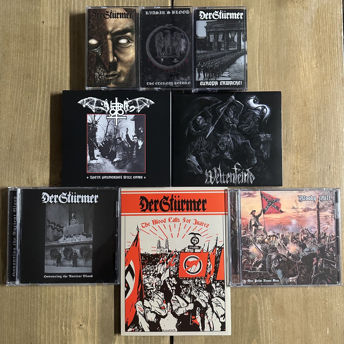 blashyrkhMRD's tweet photo. A πππππ πΈππππ π±πππππ Mailday
Operation Christmas Haul Complete
#DerStΓΌrmer #KvasirsBlood #AktionT4 #Weltenfiend #Absurd #GrandBelialsKey #Sigrblot #BloodyBill https://t.co/LyKF5MPbxN