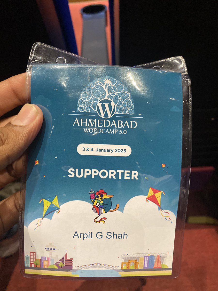 arpitgshah27's tweet image. It’s first WordCamp of 2025 for WordPress community. It’s an amazing experience to be part of the community and giving back. @wpsyncsheets @WordPress @WCAhmedabad 

#WordPress #WCAhmedabad #WPSyncSheets