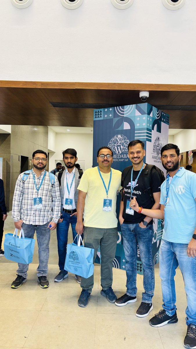 NakuIChandra's tweet photo. The backbone of the WordCamp community is here – an incredible chance to network and collaborate with the best!
💡✨ #WordCampAhmedabad5.0 #WCAhmedabad #WCIndia #WordCamp #Wordcamp
@WCAhmedabad @TheKafleG @sumitsinghwp https://t.co/SZ7h2IBZgi