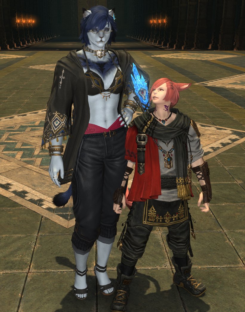 Guess he noticed how tall I was XD