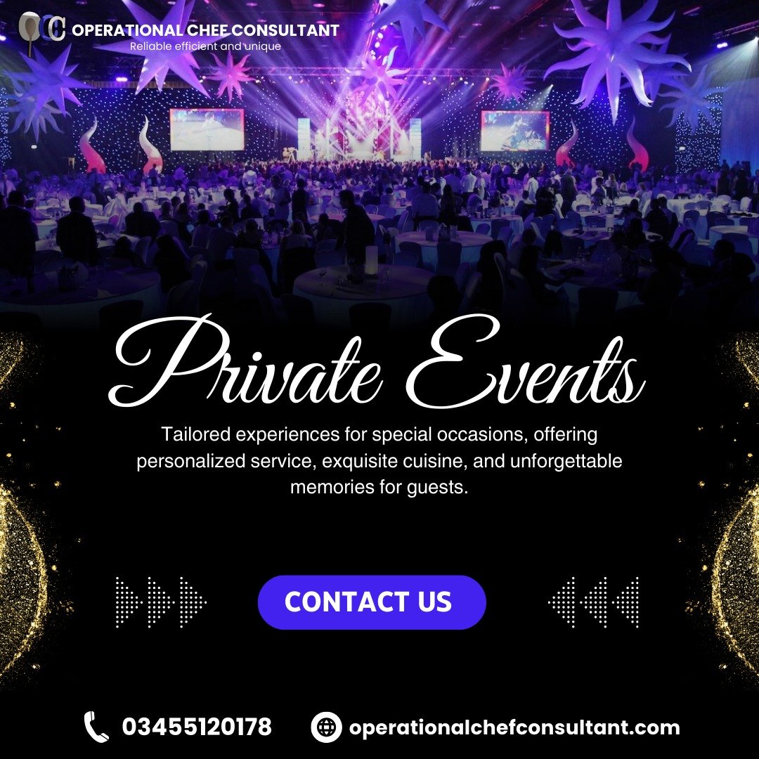 OperationalChef's tweet image. 🍽️✨ Make your next event unforgettable with Operationalchef Consultant!
.

Contact us now 👇
operationalchefconsultant.com

#PrivateEvents #ChefServices #eventperfection #unforgettablenights #EventPlanner #operationalchefconsultant