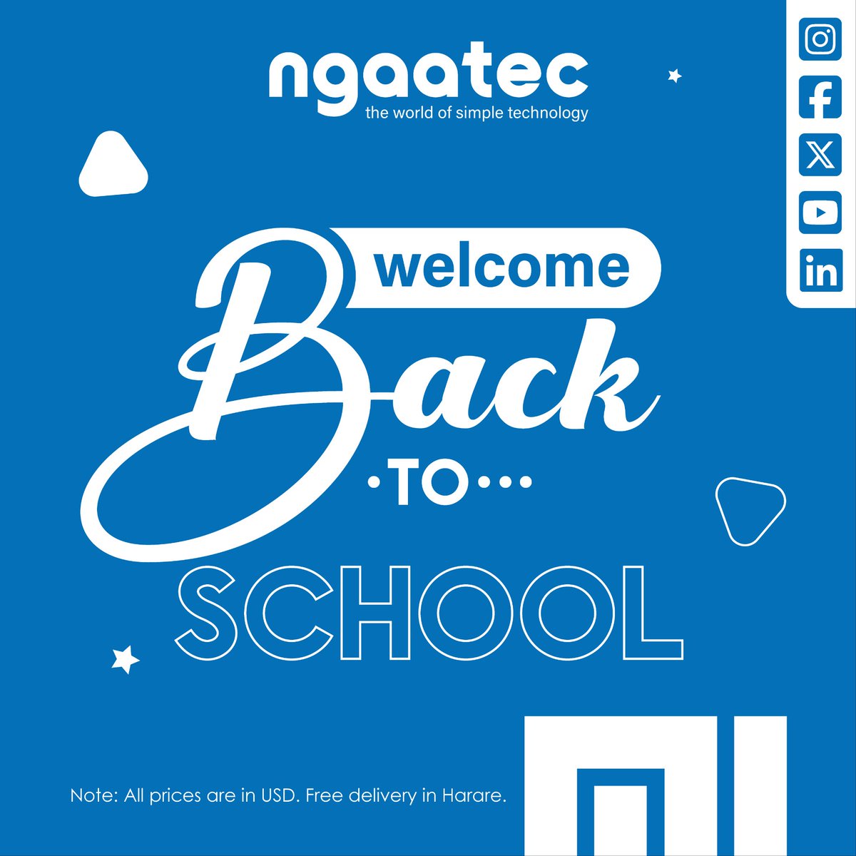 ngaatec's tweet image. Ngaatec&apos;s easy-to-use technology is perfect for back to school. Don&apos;t miss out, limited stock available  #Ngaatec #TheWorldOfSimpleTechnology #BackToSchool