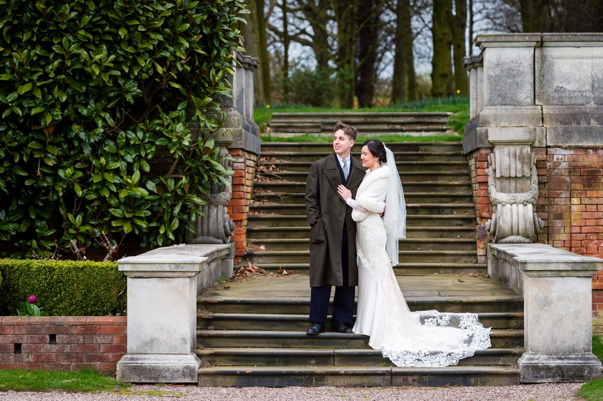 It's the classic shots that need nothing more than a moment to appreciate. #weddingdress #bridetobe #weddinginspo #weddingseason