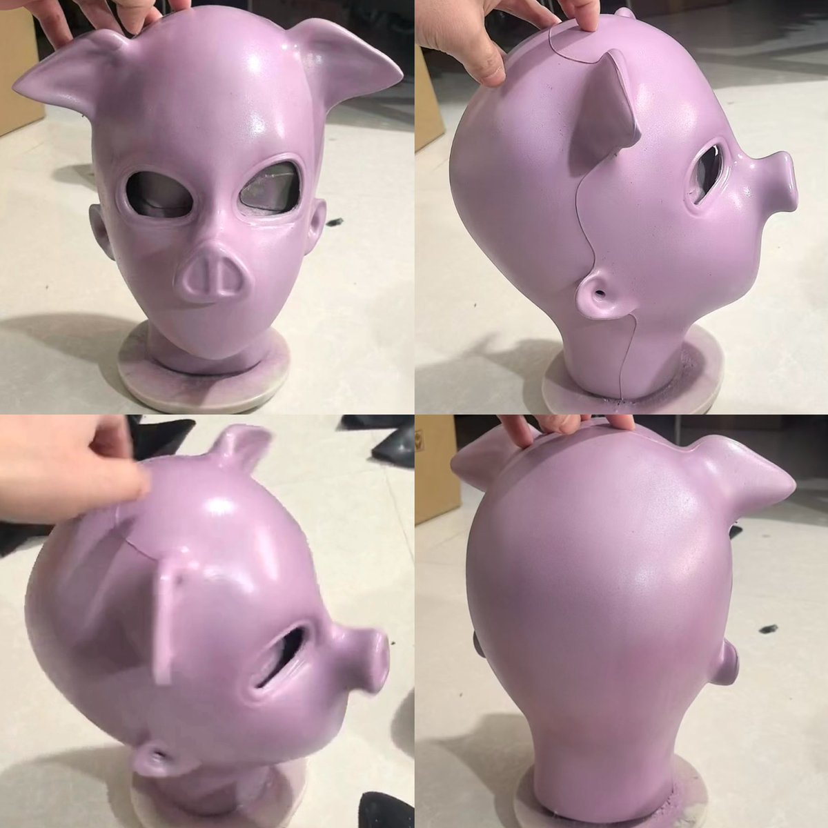 🐷 The render doesn’t quite capture our little piggy’s glossy charm, and we couldn’t wait to share it with you! 
🙆So, we had the factory team snap a few quick phone pics.  
📸 Please excuse the shooting environment and photo quality!

💖 Comment, retweet, follow, and like this