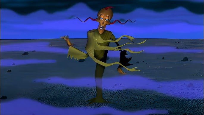 xamdl4's tweet image. Courage the Cowardly Dog S1 EP7 “Return the slab, or suffer my curse”