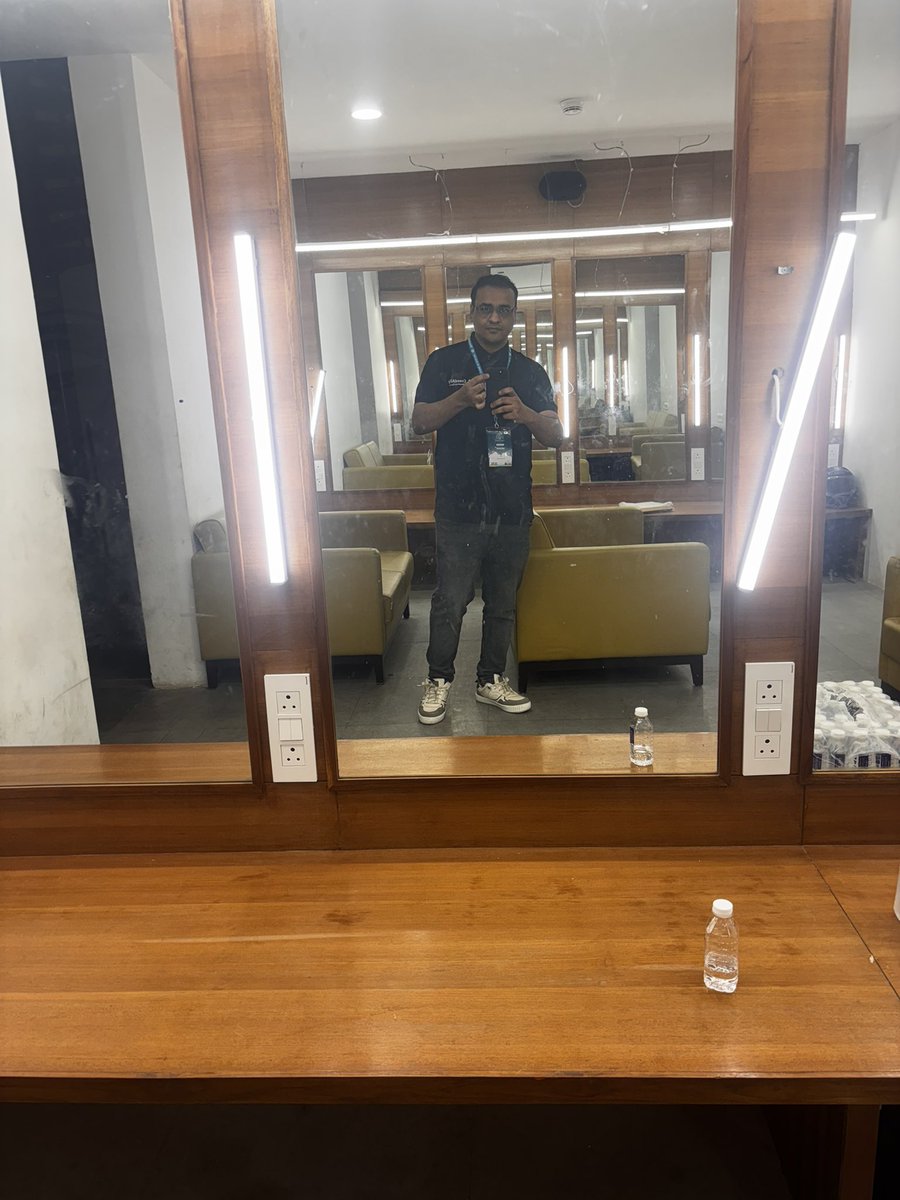 Looking forward to see you at auditorium at 11:00 am during my session on Prospect to Partnership for enterprise WordPress @wcahmedabad . Backstage pic , see you in 10 minutes 🚀🚀
