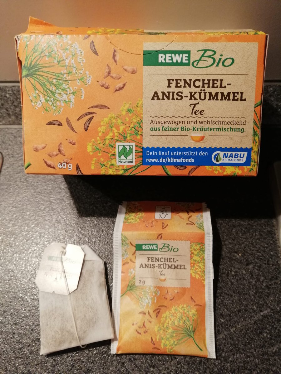 Werbung für Rewe ich durfte den Rewe Bio Fenchel Anis -Kümmel Tee aus feiner Bio -Kräutermischung Testen und kann ihn nur empfehlen es ist ein hervorragendes Produkt mit sehr hoher Qualität @Rewe #rewe