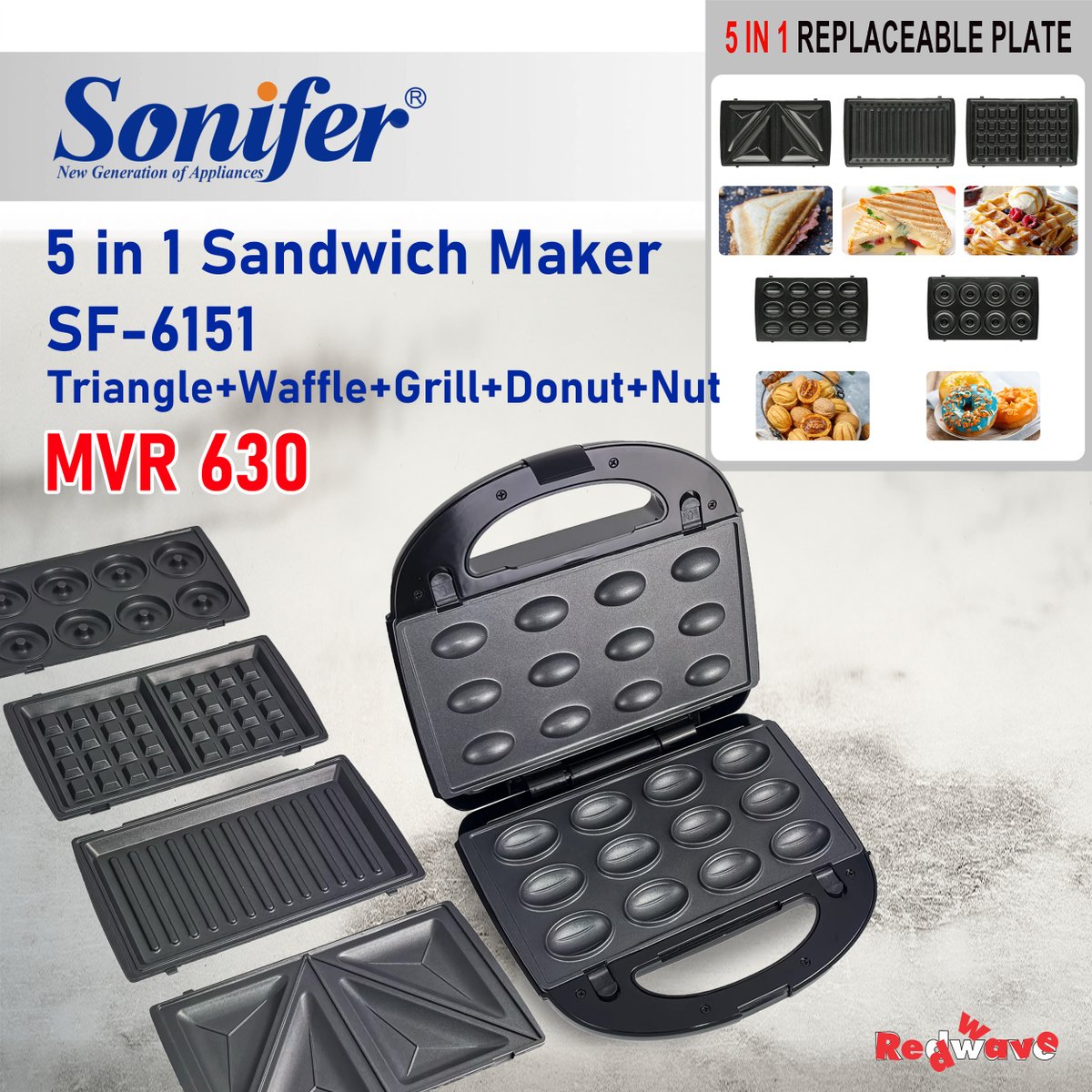 redwavemaldives's tweet image. Sonifer Sandwich Maker. 🧇🥯🥪🫓🥙
redwave.mv/brand/sonifer/

#Sonifer #sandwichmaker #WaffleMaker #donutmaker