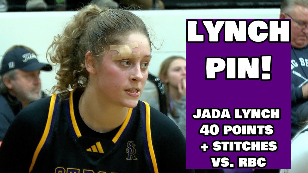 What did we learn about Jada Lynch against RBC?  The junior can score inside and outside, play great defense and you can without a doubt check off toughness on her attributes list.

After missing 4 minutes with a cut above her eye in the 2nd quarter, Lynch still put up a 40 spot
