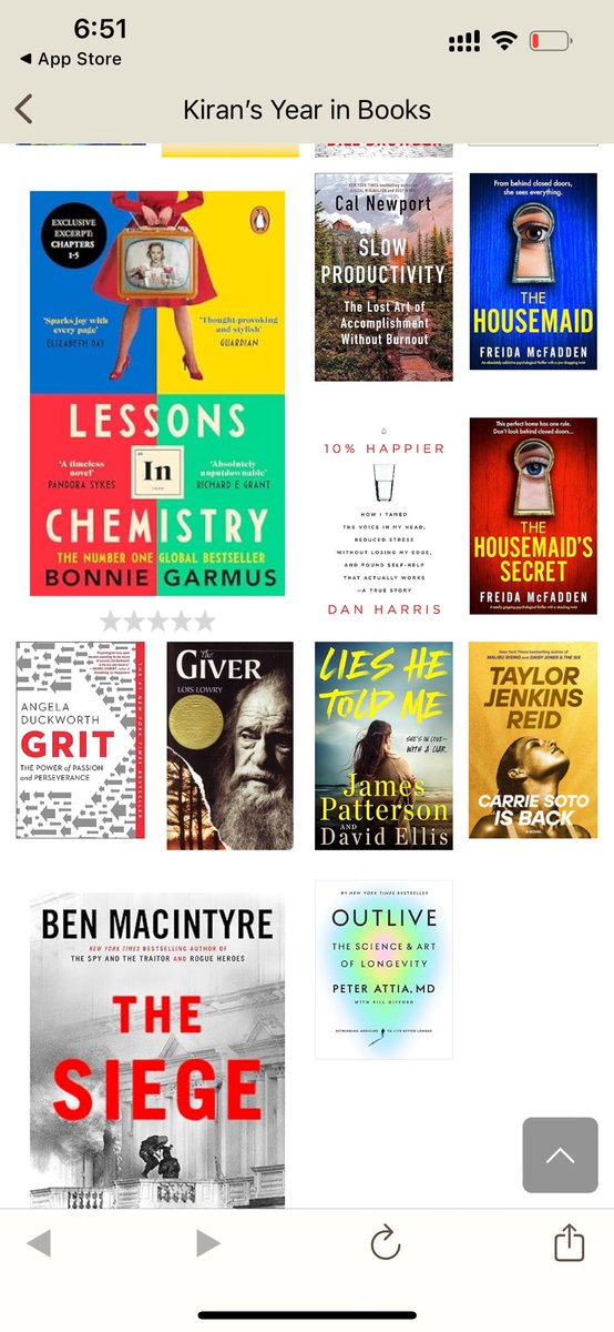 kirandarisi (@kirandarisi) on Twitter photo My Favourite books of 2024 Outlive by <a href="/PeterAttiaMD/">Peter Attia</a> and Grit <a href="/angeladuckw/">Angela Duckworth</a>
Interesting people to follow <a href="/readswithravi/">Reads with Ravi</a> <a href="/rao2z/">Subbarao Kambhampati (కంభంపాటి సుబ్బారావు)</a>
<a href="/dollarsanddata/">Nick Maggiulli</a> My Favourite books of 2024 Outlive by <a href="/PeterAttiaMD/">Peter Attia</a> and Grit <a href="/angeladuckw/">Angela Duckworth</a>
Interesting people to follow <a href="/readswithravi/">Reads with Ravi</a> <a href="/rao2z/">Subbarao Kambhampati (కంభంపాటి సుబ్బారావు)</a>
<a href="/dollarsanddata/">Nick Maggiulli</a>
